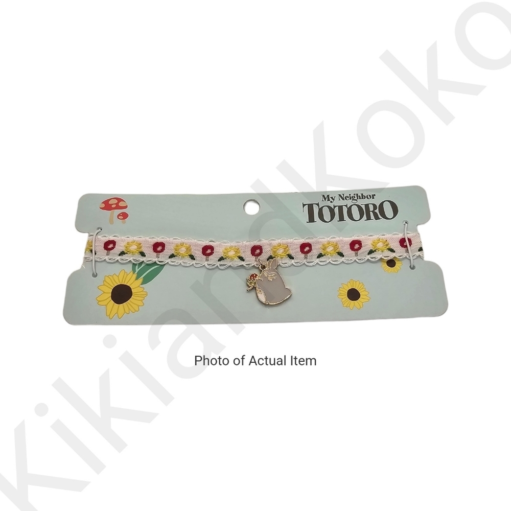 *LAST 1* NWT Studio Ghibli My Neighbor Totoro Floral Knit Choker